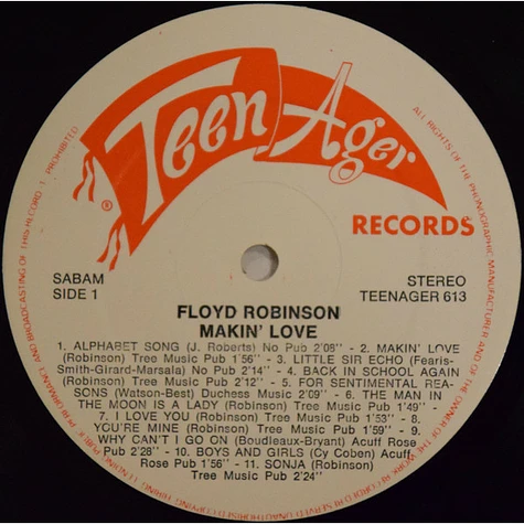 Floyd Robinson - Makin' Love