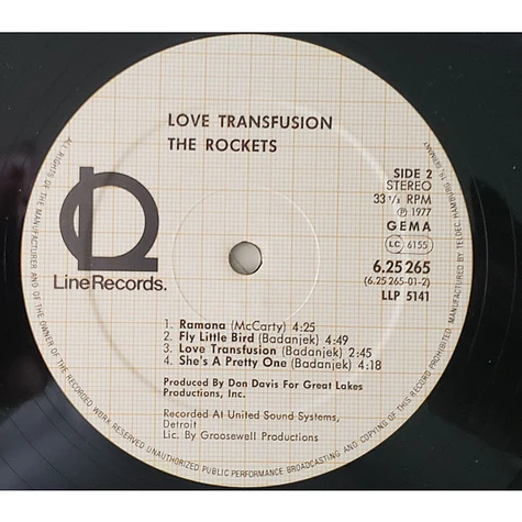 The Rockets - Love Transfusion