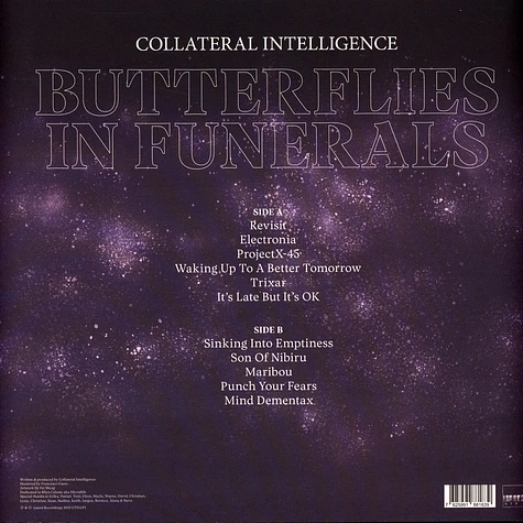 Collateral Intelligence - Butterflies In Funerals