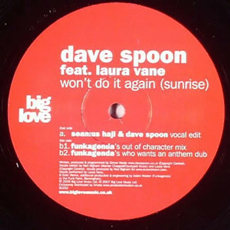 Dave Spoon Feat. Laura Vane - Won't Do It Again (Sunrise)