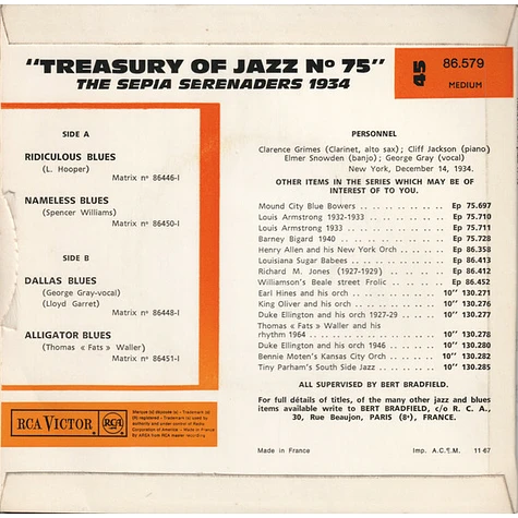 The Sepia Serenaders - The Sepia Serenaders 1934