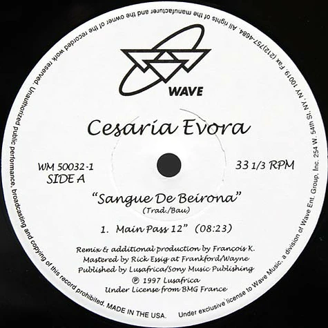Cesaria Evora - Sangue De Beirona