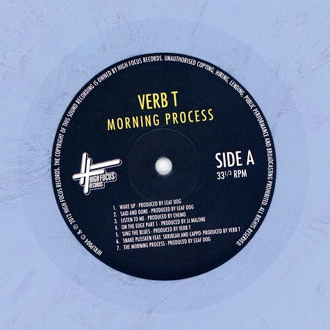 Verb T - Morning Process Blue Vinyl Edition