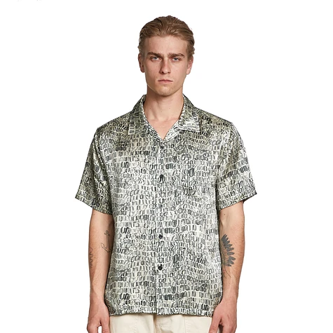 Stüssy - Croc Pattern Silk Shirt