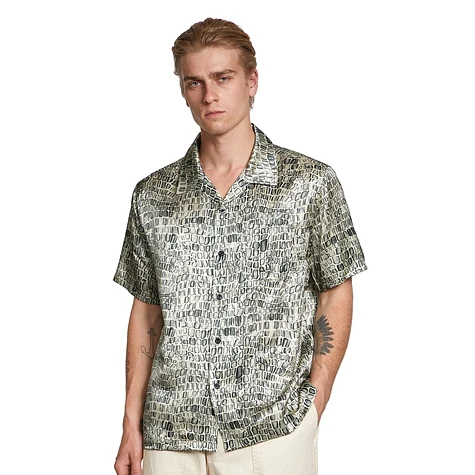 Stüssy - Croc Pattern Silk Shirt