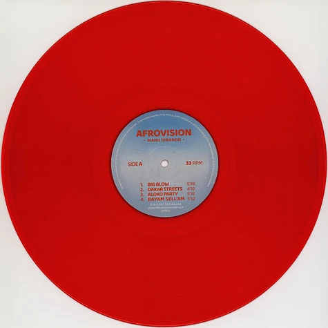 Manu Dibango - Afrovision Red Vinyl Edition