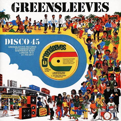Freddie Mcgregor / Dennis Walks - Never Run Away / The Drifter Green Vinyl Record Store Day 2021 Edition