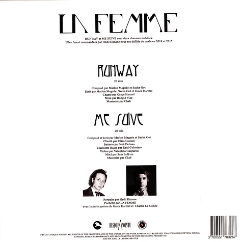 Runway / Me Suive VINYL (LIMITED STOCK) – La femme music