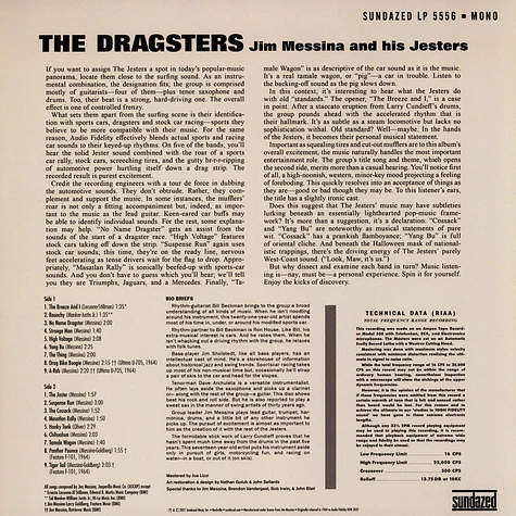 Jim Messina & His Jesters - The Dragsters Record Store Day 2021 Edition