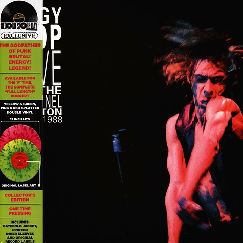 Iggy Pop - Live At The Channel Boston Record Store Day 2021 Edition