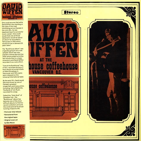 David Wiffen - Live At The Bunkhouse