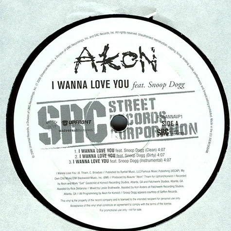 Akon Feat. Snoop Dogg - I Wanna Love You