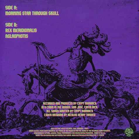 Crypt Monarch - Necronaut Neon Green Splatter Black Vinyl Edition