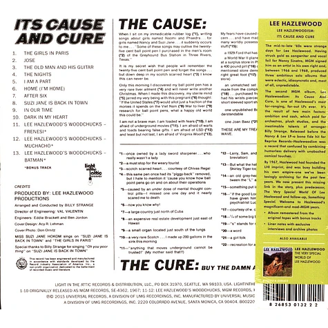 Lee Hazlewood - Lee Hazlewoodism: Its Cause And Cure