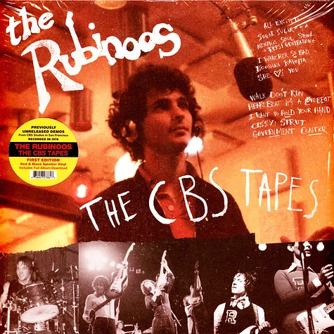 The Rubinoos - The Cbs Tapes Red & Black Splatter Vinyl Edition