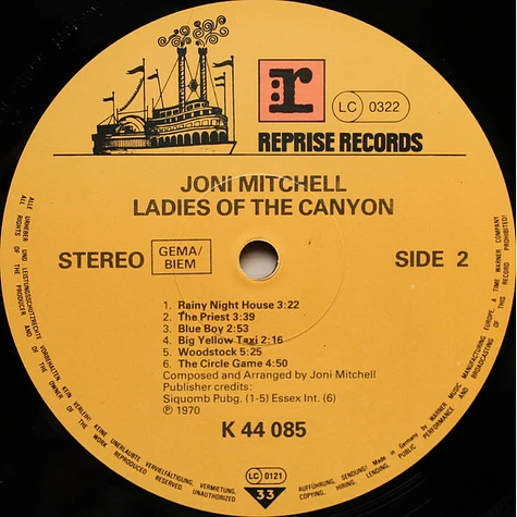 Joni Mitchell - Ladies Of The Canyon