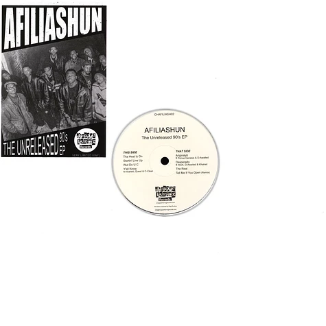 Afiliashun - The Unreleased 90's EP