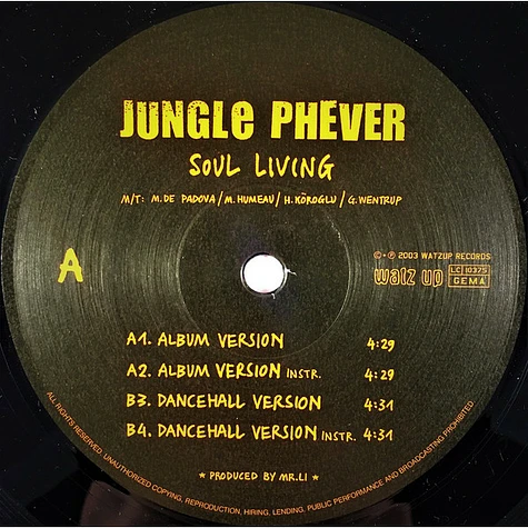 Jungle Phever - Soul Living