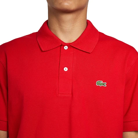 Lacoste - Short Sleeved Ribbed Collar Shirt