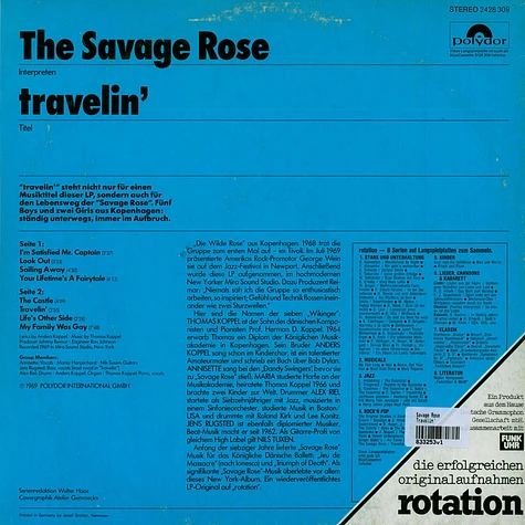 Savage Rose - Travelin'