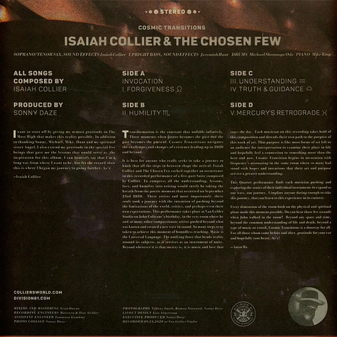 Isaiah Collier & The Chosen Few - Cosmic Transitions