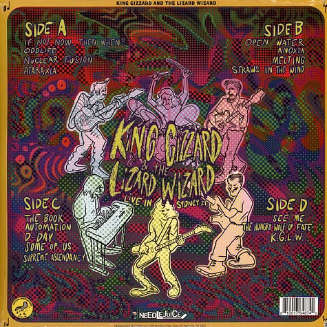 King Gizzard & The Lizard Wizard - Live In Sydney ’21 Neon Yellow Vinyl Edition