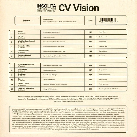 CV Vision - Insolita