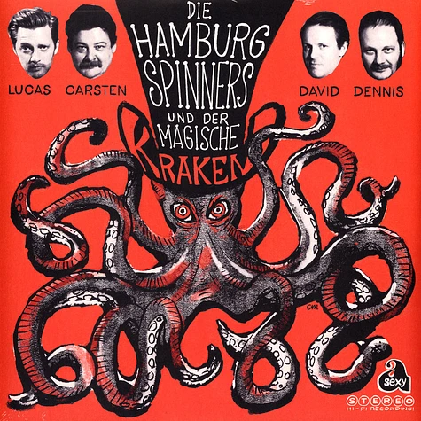 Hamburg Spinners (Carsten Erobique Meyer, David Nesselhauf, Dennis Rux, Lucas Kochbeck) - Der Magische Kraken Black Vinyl Edition