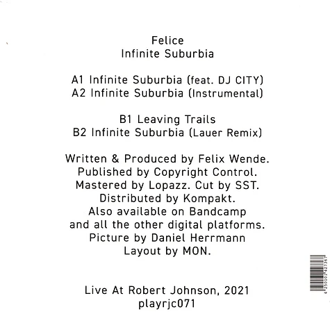 Felice - Infinite Suburbia