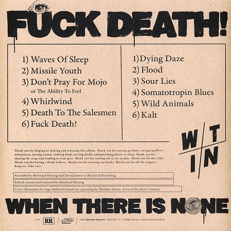 When There Is None - Fuck Death