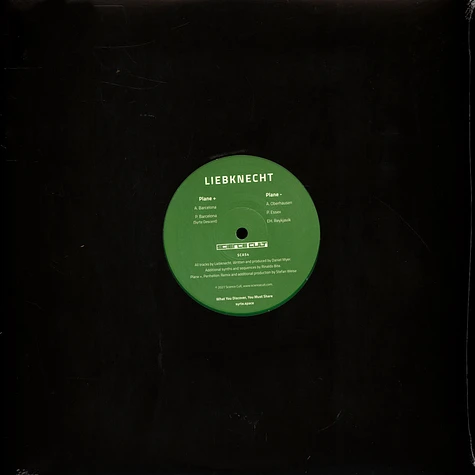 Liebknecht - 527.039 Syrte Remix Green Vinyl Edition