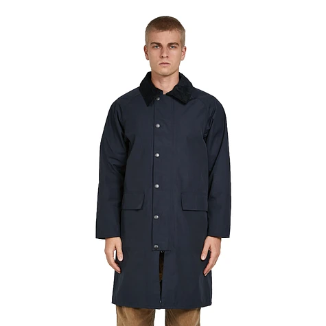 Barbour White Label - Waterproof Slim Burghley Jacket (Navy) | HHV