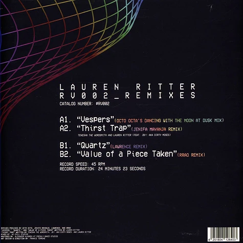 Lauren Ritter - Rift Vision 002 - The Remixes