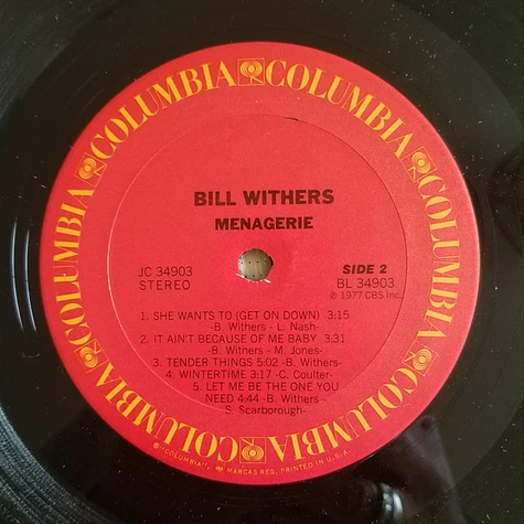 Bill Withers - Menagerie