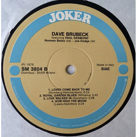 Dave Brubeck - Dave Brubeck