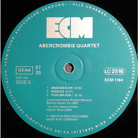 John Abercrombie Quartet - Abercrombie Quartet