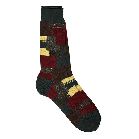 Anonymous Ism - Patchwork Crew Socks