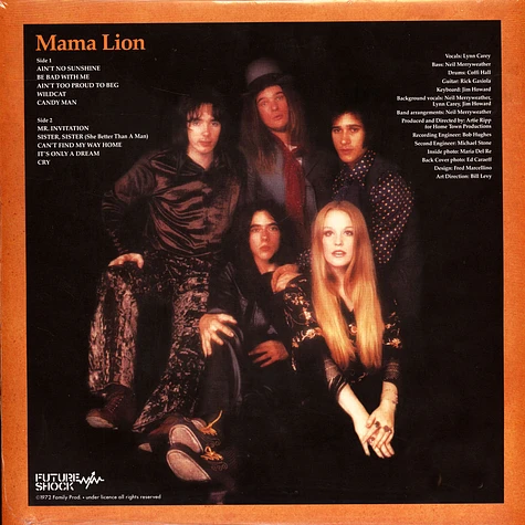 Mama Lion - Preserve Wildlife Orange Vinyl Edition