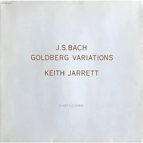 Johann Sebastian Bach / Keith Jarrett - Goldberg Variations