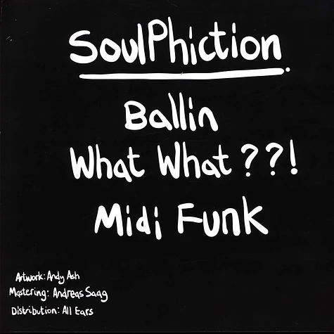 Soulphiction - What What EP Damaged Cover
