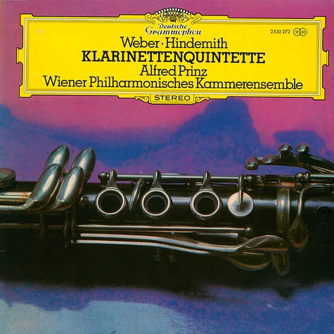 Alfred Prinz, Wiener Philharmonisches Kammerensemble, Carl Maria von Weber, Paul Hindemith - Klarinettenquintette