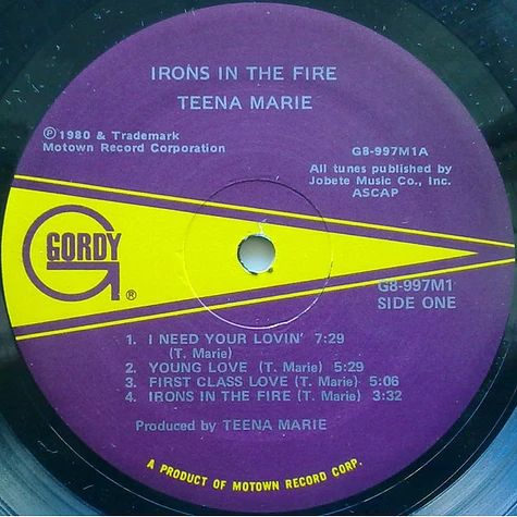 Teena Marie - Irons In The Fire