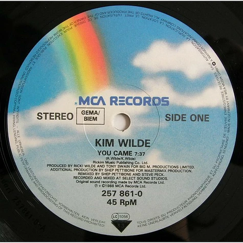 Kim Wilde - You Came (The Shep Pettibone Mix)