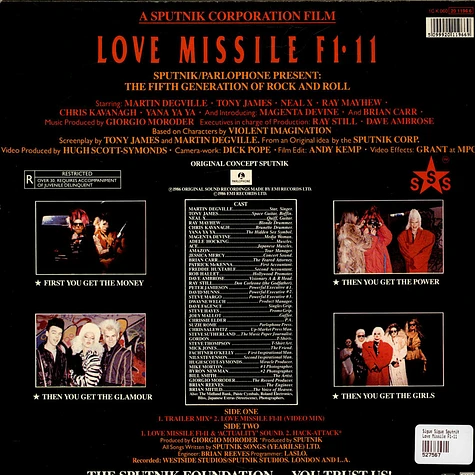 Sigue Sigue Sputnik - Love Missile F1-11