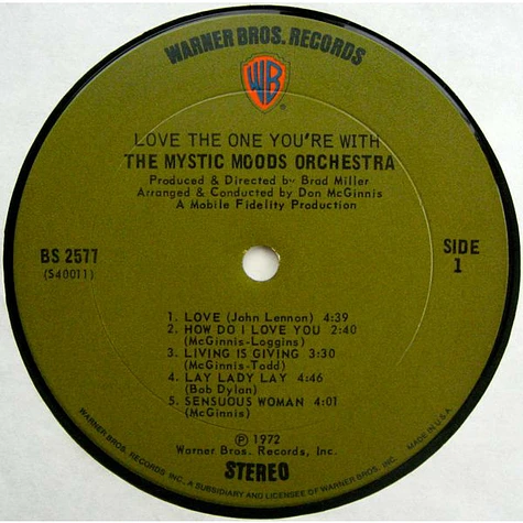 The Mystic Moods Orchestra - Love The One You're With