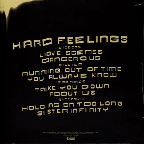 Hard Feelings - Hard Feelings Black Vinyl Edition