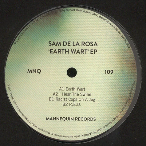 Sam De La Rosa - 'Earth Wart' EP