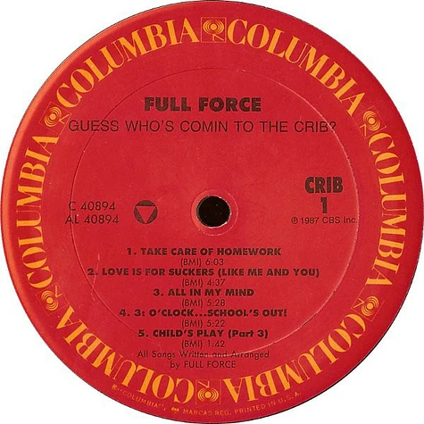 Full Force - Guess Who's Comin' To The Crib?