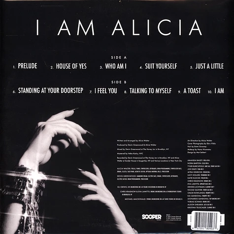 Alicia Walter - I Am Alicia Transparent Clear Vinyl Edition