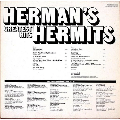 Herman's Hermits - Greatest Hits